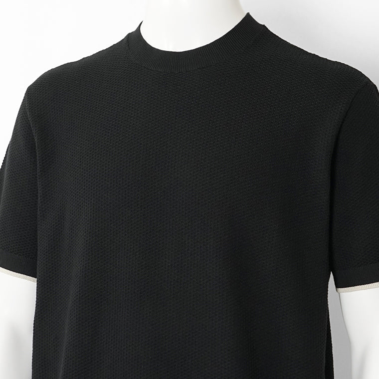 【2026SS SUMMER SALE】EMPORIO ARMANI メンズ ニットTシャツ EM005529 AF25257 2カラー