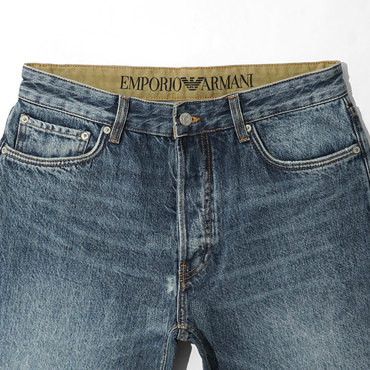 EMPORIO ARMANI メンズ ジーンズ EM006484 AF29571 MEDIUM BLUE DENIM ウォッシュブルー MB002