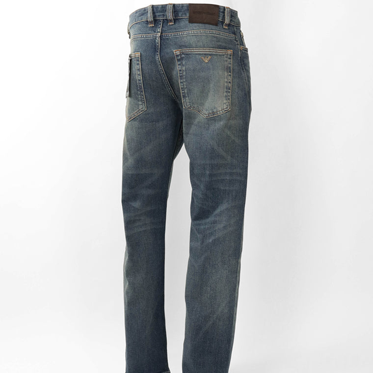 EMPORIO ARMANI メンズ ジーンズ EM006492 AF27565 BLUE DENIM ウォッシュブルー MB001
