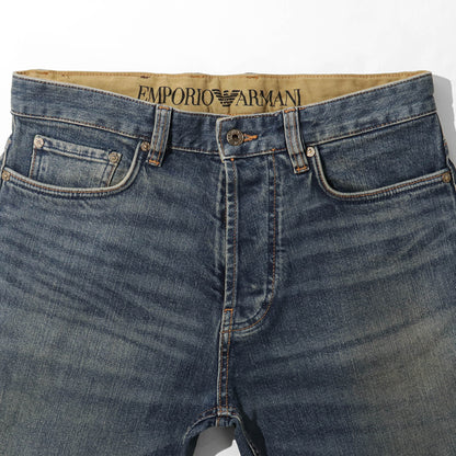 EMPORIO ARMANI メンズ ジーンズ EM006492 AF27565 BLUE DENIM ウォッシュブルー MB001