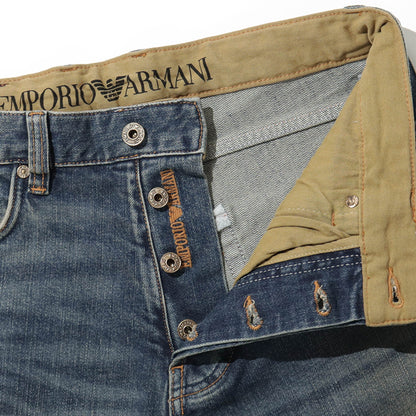 EMPORIO ARMANI メンズ ジーンズ EM006492 AF27565 BLUE DENIM ウォッシュブルー MB001