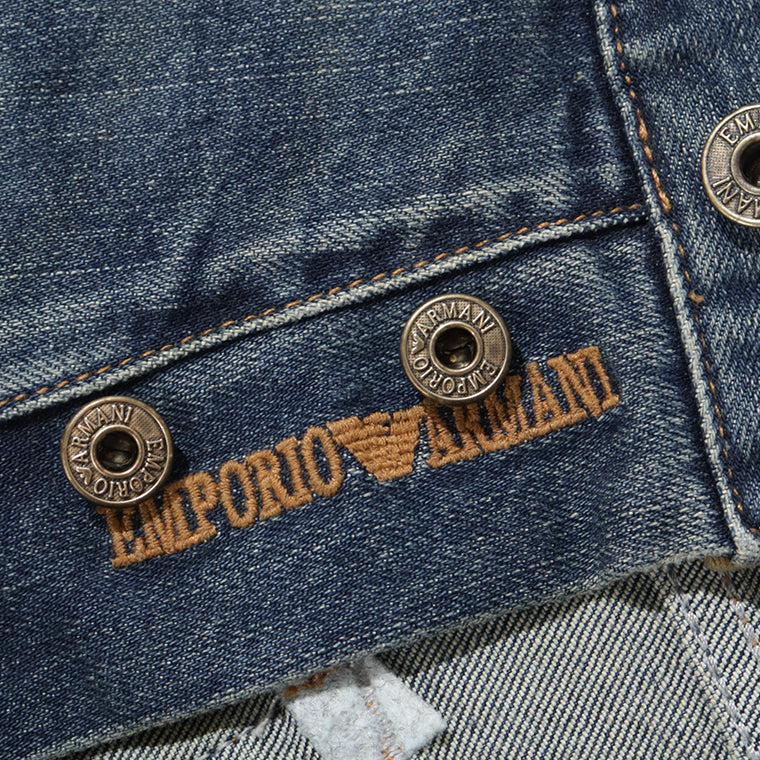 EMPORIO ARMANI メンズ ジーンズ EM006492 AF27565 BLUE DENIM ウォッシュブルー MB001