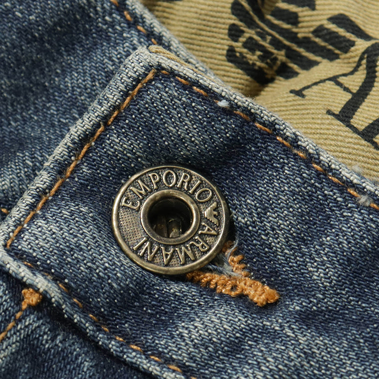 EMPORIO ARMANI メンズ ジーンズ EM006492 AF27565 BLUE DENIM ウォッシュブルー MB001