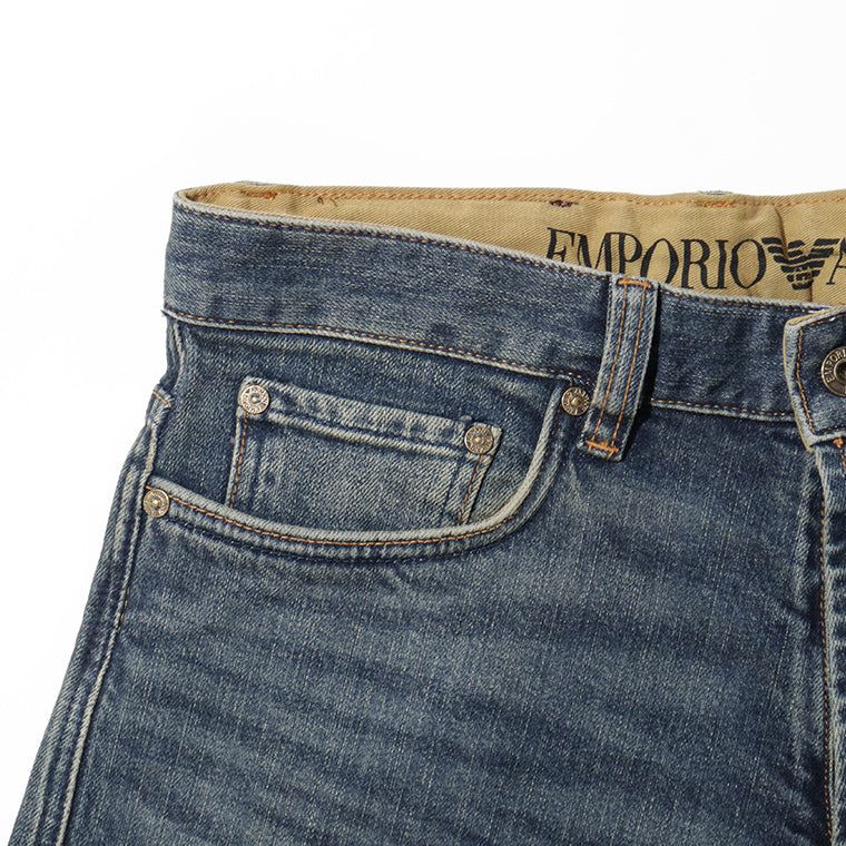 EMPORIO ARMANI メンズ ジーンズ EM006492 AF27565 BLUE DENIM ウォッシュブルー MB001