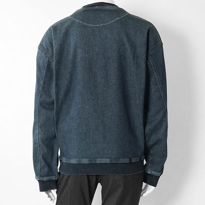 EMPORIO ARMANI メンズ スウェットシャツ EM006614 AF27722 BLUE DENIM ウォッシュブルー MB001
