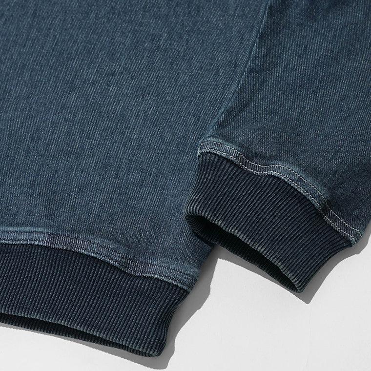 EMPORIO ARMANI メンズ スウェットシャツ EM006614 AF27722 BLUE DENIM ウォッシュブルー MB001