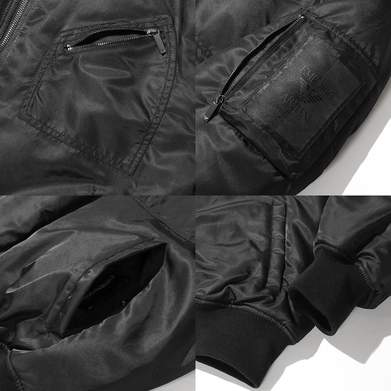 EMPORIO ARMANI メンズ ブルゾン EM006749 AF29161 BLACK BEAUTY ブラック UC001