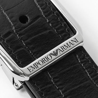 EMPORIO ARMANI メンズ ベルト EM007173 AF29133 NERO TESTA DI MORO ブラック ダークブラウン MC377