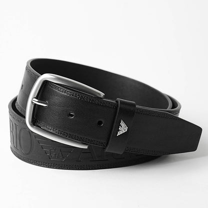 EMPORIO ARMANI メンズ ベルト EM007190 AF29179 BLACK BEAUTY ブラック UC001