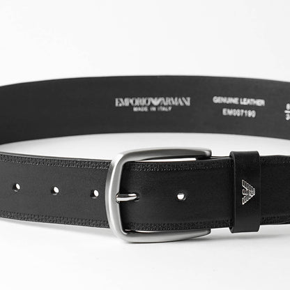 EMPORIO ARMANI メンズ ベルト EM007190 AF29179 BLACK BEAUTY ブラック UC001