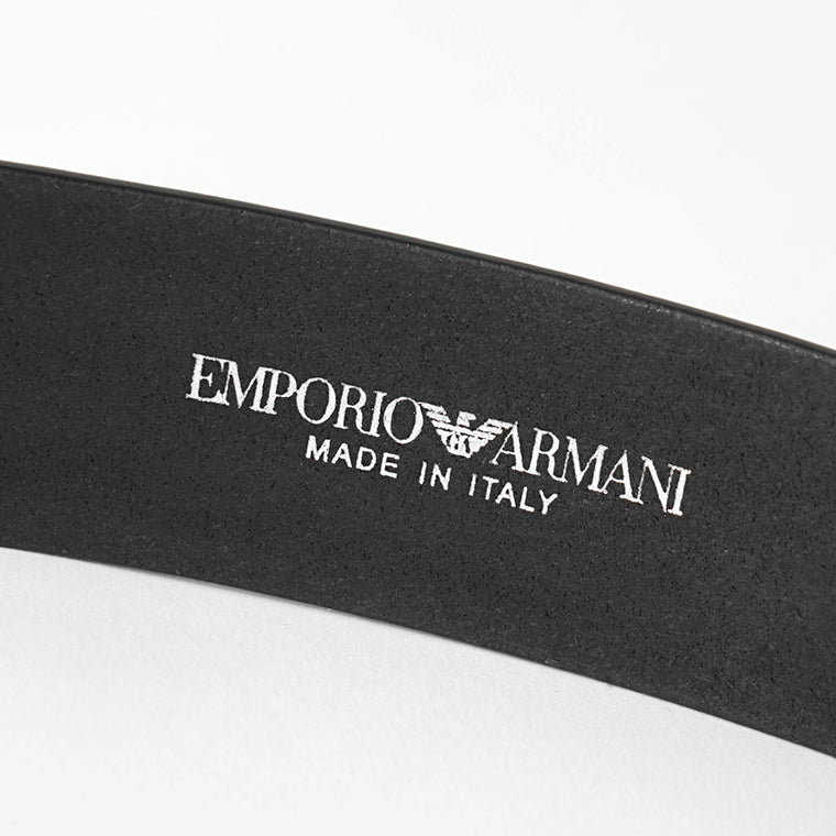 EMPORIO ARMANI メンズ ベルト EM007190 AF29179 BLACK BEAUTY ブラック UC001