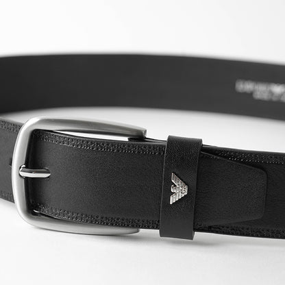 EMPORIO ARMANI メンズ ベルト EM007190 AF29179 BLACK BEAUTY ブラック UC001