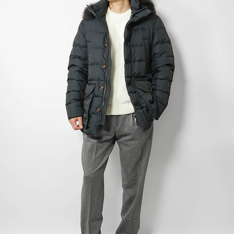 MooRER メンズ ダウンジャケット FAGIO F KM ネイビー BLU