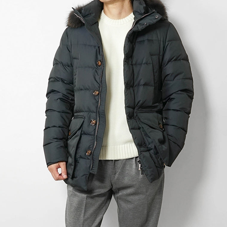 MooRER メンズ ダウンジャケット FAGIO F KM ネイビー BLU