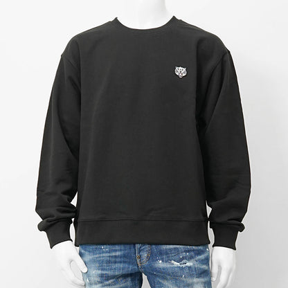 KENZO メンズ スウェットシャツ KENZO HAPPY TIGER EMBROIDERED CLASSIC SWEATSHIRT FF55SW2624MF BLACK ブラック 99J