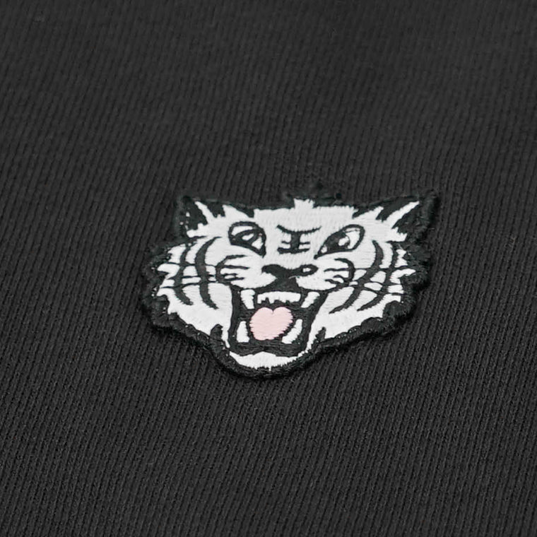 KENZO メンズ スウェットシャツ KENZO HAPPY TIGER EMBROIDERED CLASSIC SWEATSHIRT FF55SW2624MF BLACK ブラック 99J