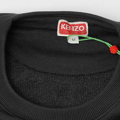 KENZO メンズ スウェットシャツ KENZO HAPPY TIGER EMBROIDERED CLASSIC SWEATSHIRT FF55SW2624MF BLACK ブラック 99J
