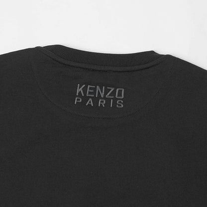 KENZO メンズ スウェットシャツ KENZO HAPPY TIGER EMBROIDERED CLASSIC SWEATSHIRT FF55SW2624MF BLACK ブラック 99J