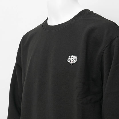 KENZO メンズ スウェットシャツ KENZO HAPPY TIGER EMBROIDERED CLASSIC SWEATSHIRT FF55SW2624MF BLACK ブラック 99J