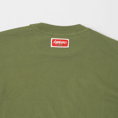 KENZO メンズ 長袖Tシャツ KENZO FUTURA RELAX LS T S FF65TL3514SG KHAKI カーキ 50