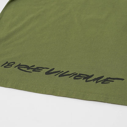 KENZO メンズ 長袖Tシャツ KENZO FUTURA RELAX LS T S FF65TL3514SG KHAKI カーキ 50