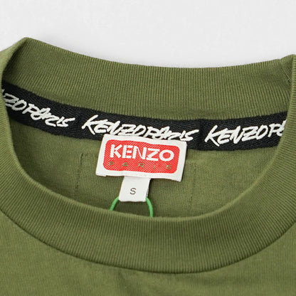KENZO メンズ 長袖Tシャツ KENZO FUTURA RELAX LS T S FF65TL3514SG KHAKI カーキ 50