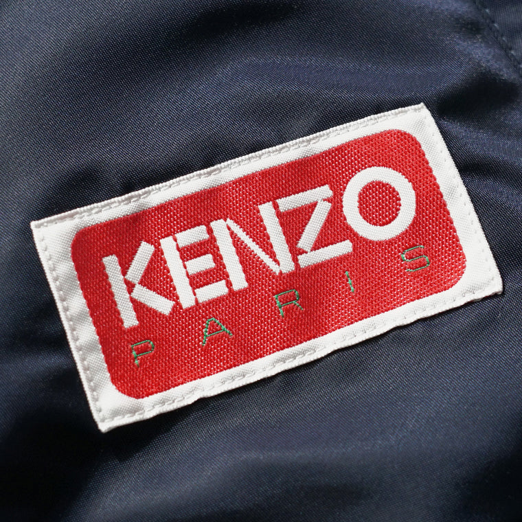 【2026SS SUMMER SALE】 KENZO メンズ ブルゾン KENZO BADGES LIGHT BOMBER FG55BL1269NL NAVY BLUE ネイビーブルー 76