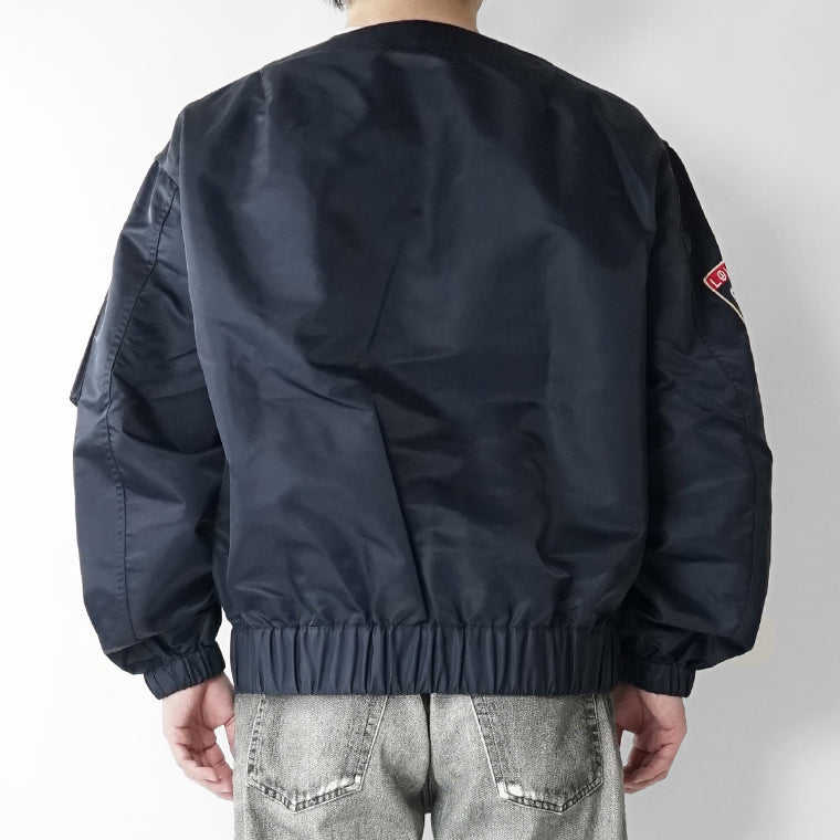 【2026SS SUMMER SALE】 KENZO メンズ ブルゾン KENZO BADGES LIGHT BOMBER FG55BL1269NL NAVY BLUE ネイビーブルー 76