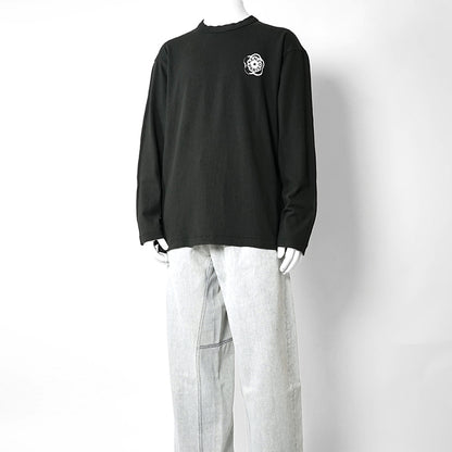 KENZO メンズ 長袖Tシャツ BOKE FLOWER 2.0 LONG SLEEVE T SHIRT FG55TL3024SK BLACK ブラック 99J