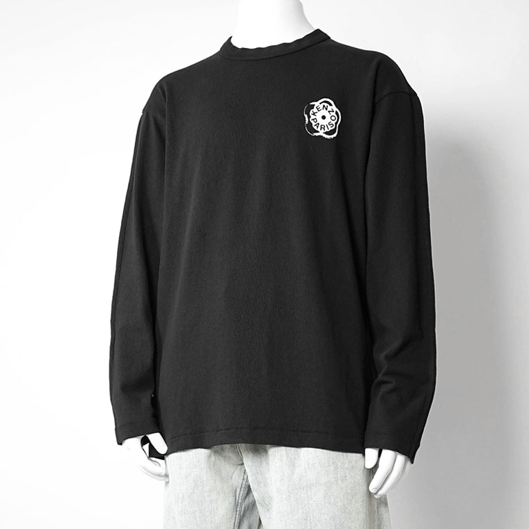 KENZO メンズ 長袖Tシャツ BOKE FLOWER 2.0 LONG SLEEVE T SHIRT FG55TL3024SK BLACK ブラック 99J