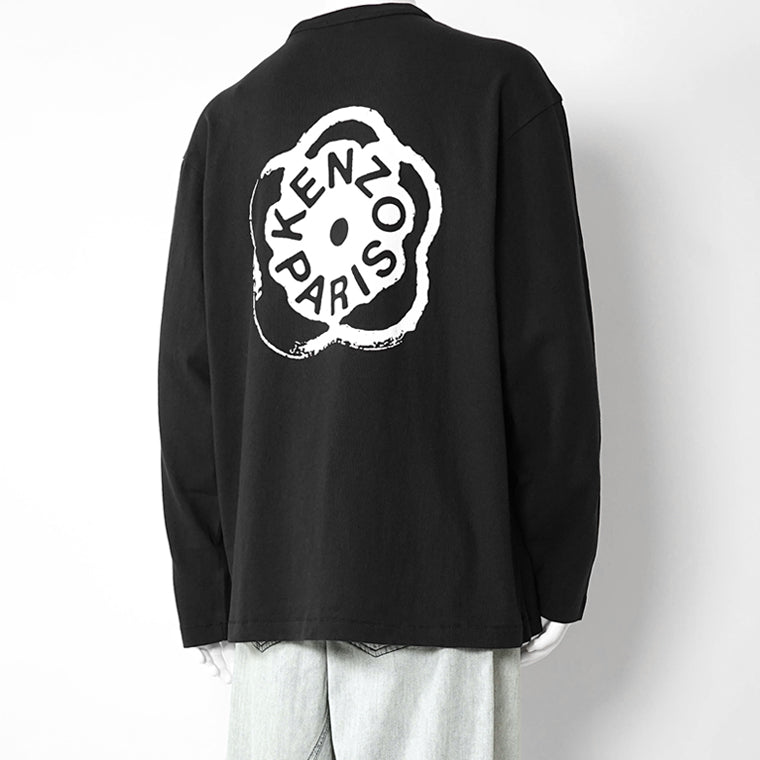 KENZO メンズ 長袖Tシャツ BOKE FLOWER 2.0 LONG SLEEVE T SHIRT FG55TL3024SK BLACK ブラック 99J