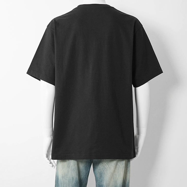 KENZO メンズ Tシャツ KENZO WILD TIGER EMBROIDERED OVERSIZED T SHIRT FG55TS4044SY BLACK ブラック 99J
