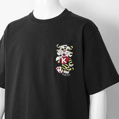 KENZO メンズ Tシャツ KENZO WILD TIGER EMBROIDERED OVERSIZED T SHIRT FG55TS4044SY BLACK ブラック 99J