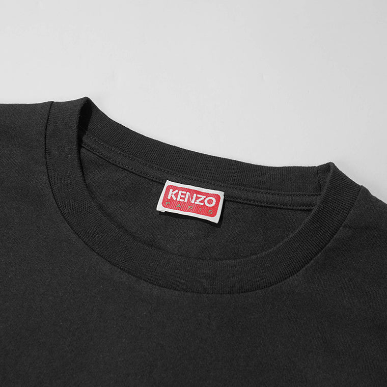 KENZO メンズ Tシャツ KENZO WILD TIGER EMBROIDERED OVERSIZED T SHIRT FG55TS4044SY BLACK ブラック 99J