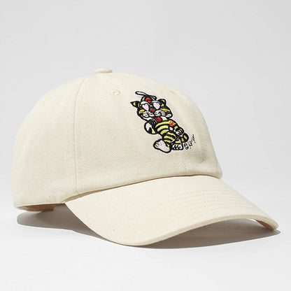 KENZO メンズ レディース キャップ KENZO CARTOON EMBROIDERED CAP IN COTTON FG58AC111F45 アイボリー 11