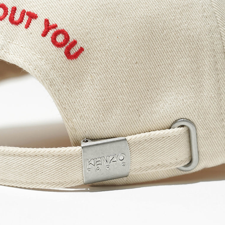KENZO メンズ レディース キャップ KENZO CARTOON EMBROIDERED CAP IN COTTON FG58AC111F45 アイボリー 11