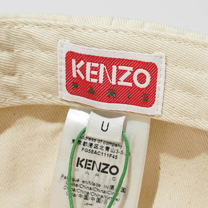 KENZO メンズ レディース キャップ KENZO CARTOON EMBROIDERED CAP IN COTTON FG58AC111F45 アイボリー 11