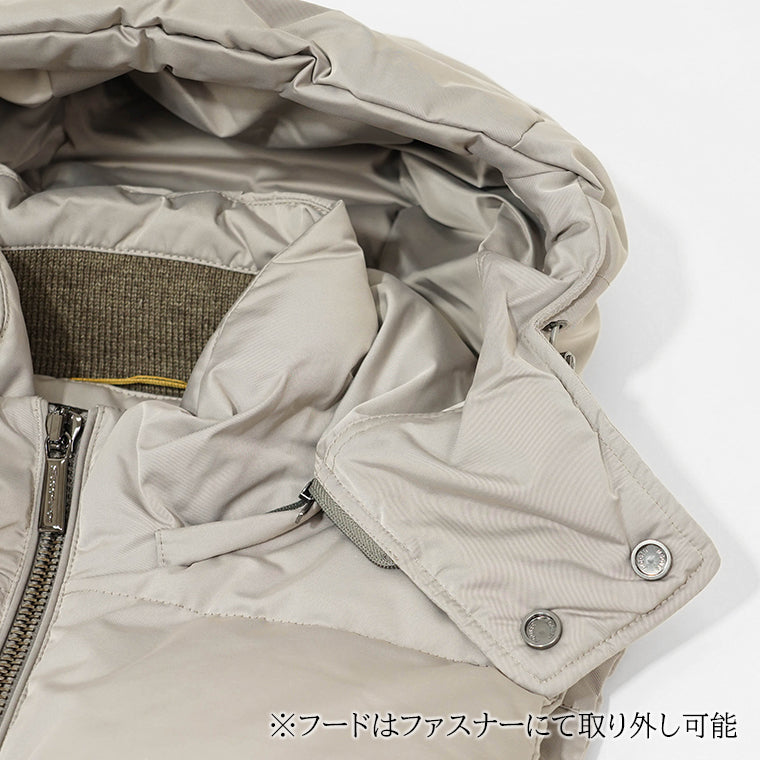 MooRER メンズ ダウンベスト FIRE WK グレージュ MARMO