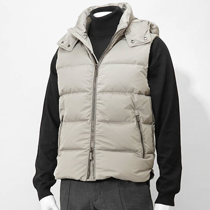 MooRER メンズ ダウンベスト FIRE WK グレージュ MARMO