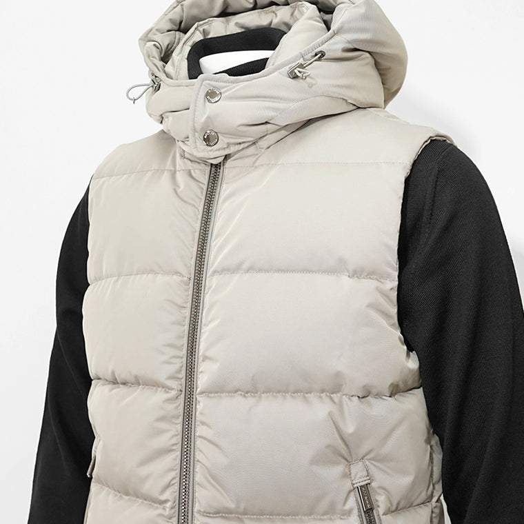 MooRER メンズ ダウンベスト FIRE WK グレージュ MARMO
