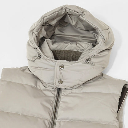 MooRER メンズ ダウンベスト FIRE WK グレージュ MARMO