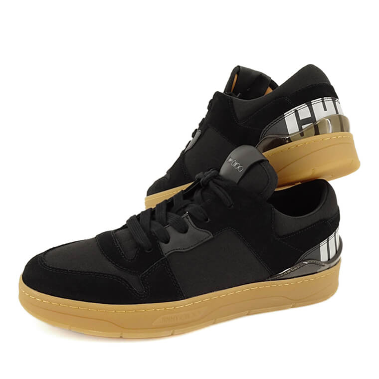 JIMMY CHOO メンズ スニーカー FLORENT M NVT ブラック X BLACK HONEY