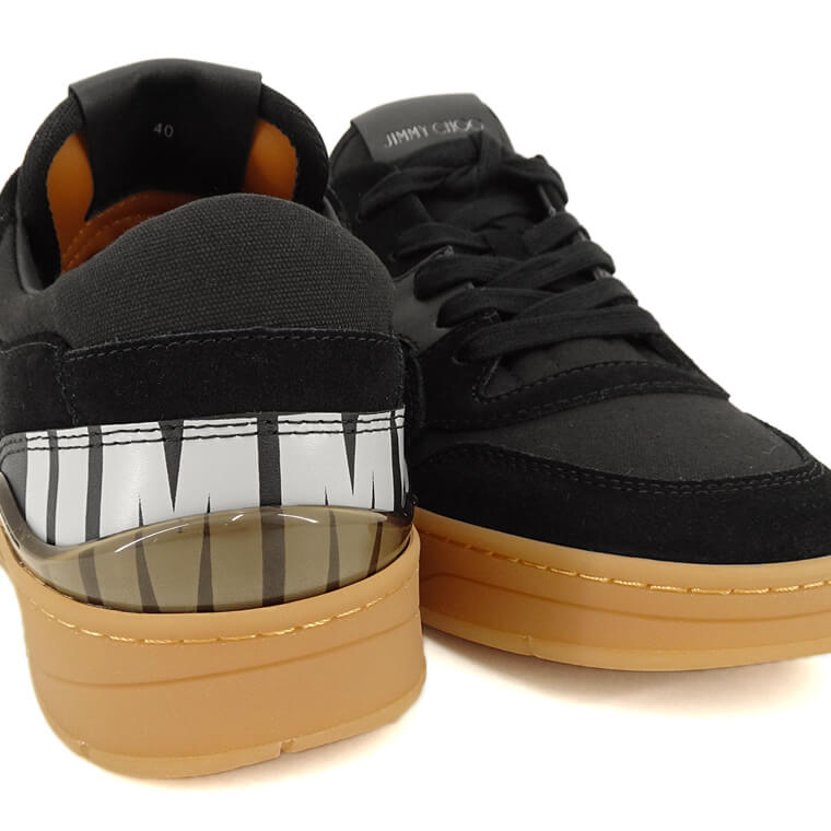 JIMMY CHOO メンズ スニーカー FLORENT M NVT ブラック X BLACK HONEY