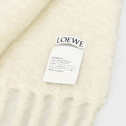 LOEWE レディース メンズ マフラー FSA6SS1X05 WHITE ホワイト系 2100