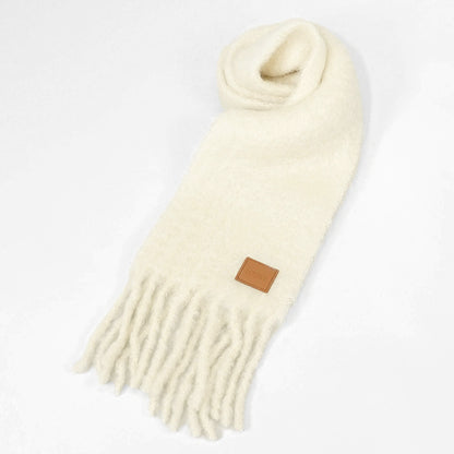 LOEWE レディース メンズ マフラー FSA6SS1X05 WHITE ホワイト系 2100