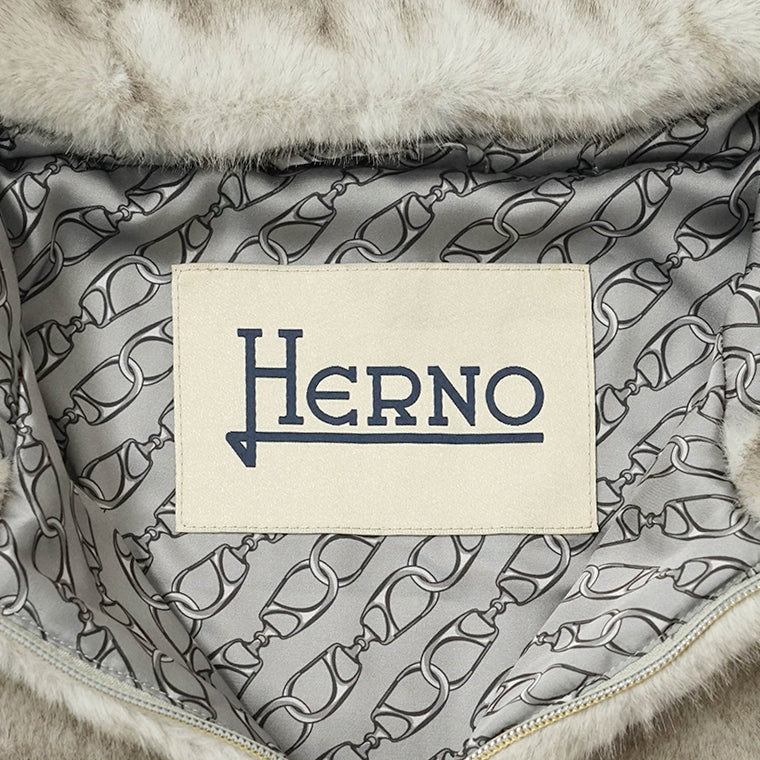 HERNO レディース ファージャケット GI000318D 12739 ライトグレー 9410 シャンティイ 1985