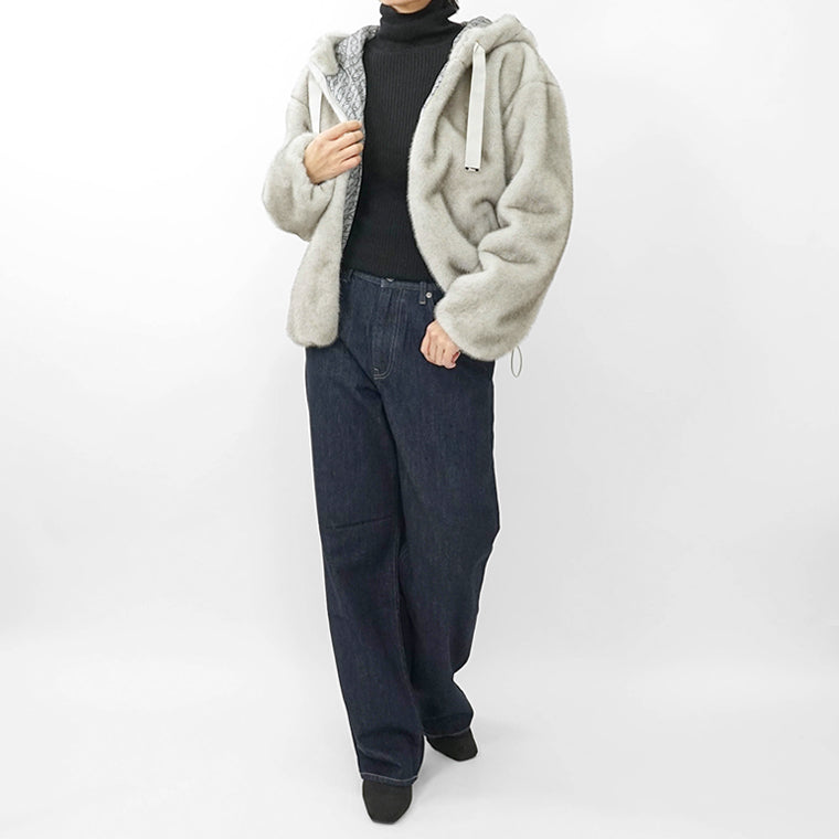 HERNO レディース ファージャケット GI000318D 12739 ライトグレー 9410 シャンティイ 1985