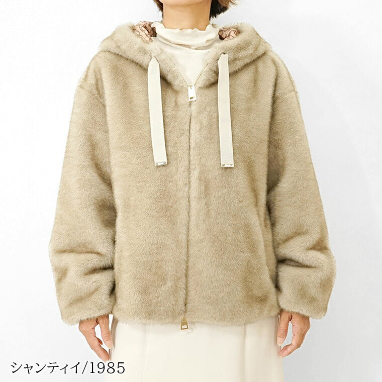 HERNO レディース ファージャケット GI000318D 12739 ライトグレー 9410 シャンティイ 1985