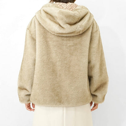 HERNO レディース ファージャケット GI000318D 12739 ライトグレー 9410 シャンティイ 1985