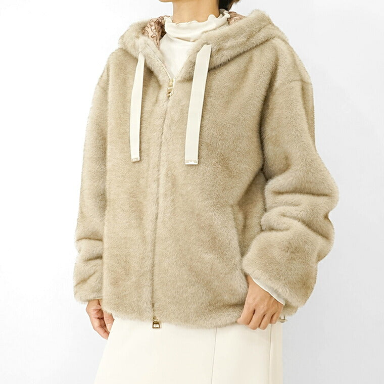 HERNO レディース ファージャケット GI000318D 12739 ライトグレー 9410 シャンティイ 1985
